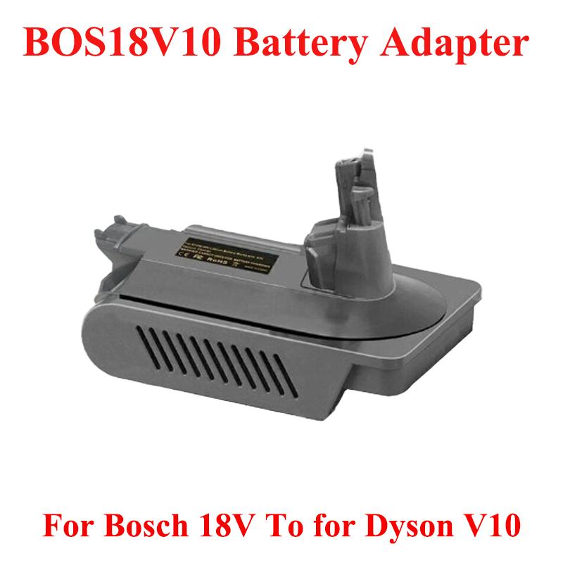 BOS18V10 Battery Adapter for Bosch 18V Li-ion Battery Convert To for Dyson V10 Battery,to Work for V10 Series Vacuum Cleaners