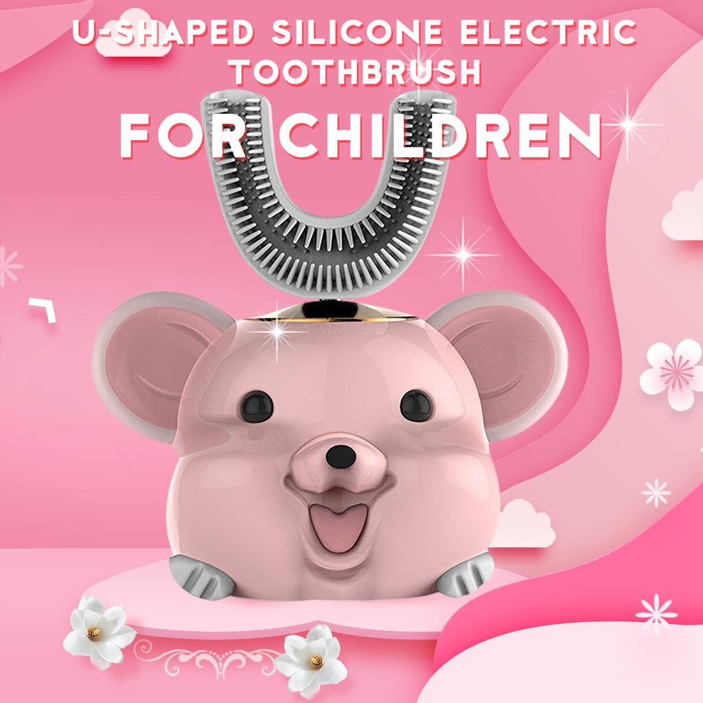 2-6 Yeas Children Smart Electric Brushing U-shaped Toothbrush Lazy Toothbrush