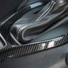 Carbon Fiber Look Gear Shift Box Knob Panel Cover Trim For 2017-23 Chevy Camaro