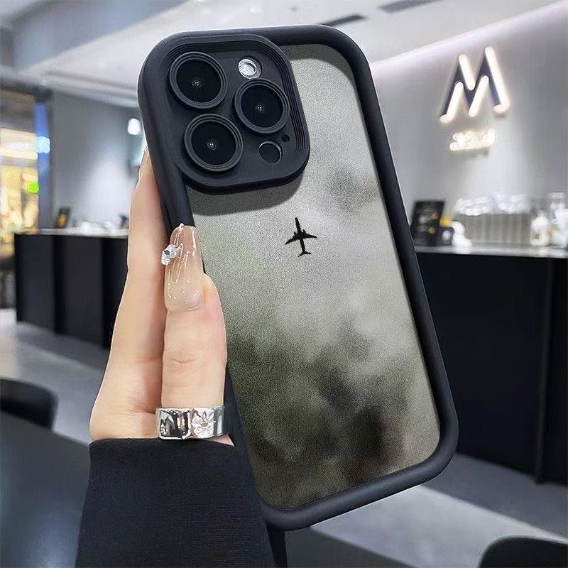 Personalized Aircraft Suitable for Iphone17pro Mobile Phone Case Apple 15 Anti-drop 14 Foreign Trade 13promax New 16E