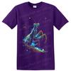 Praying Mantis T Shirt Cosmic Galaxy Insect Art Nature Lover Graphic Tee Gift
