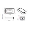 Digital Voltmeter Gauge with Color Screen for DC 8-100V LCD Display Lithium Lead-acid Battery Status Indicator for E-bik