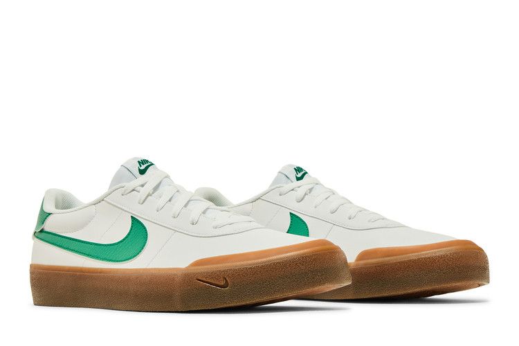 Nike Court Shot Blanc Gomme Marron Moyen Malachite