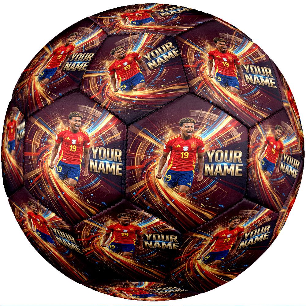 Lamine Yamal Fashion Size 5 Football Wearproof Non‑Slip Soccer Ball For Sports Training Entertainment Use