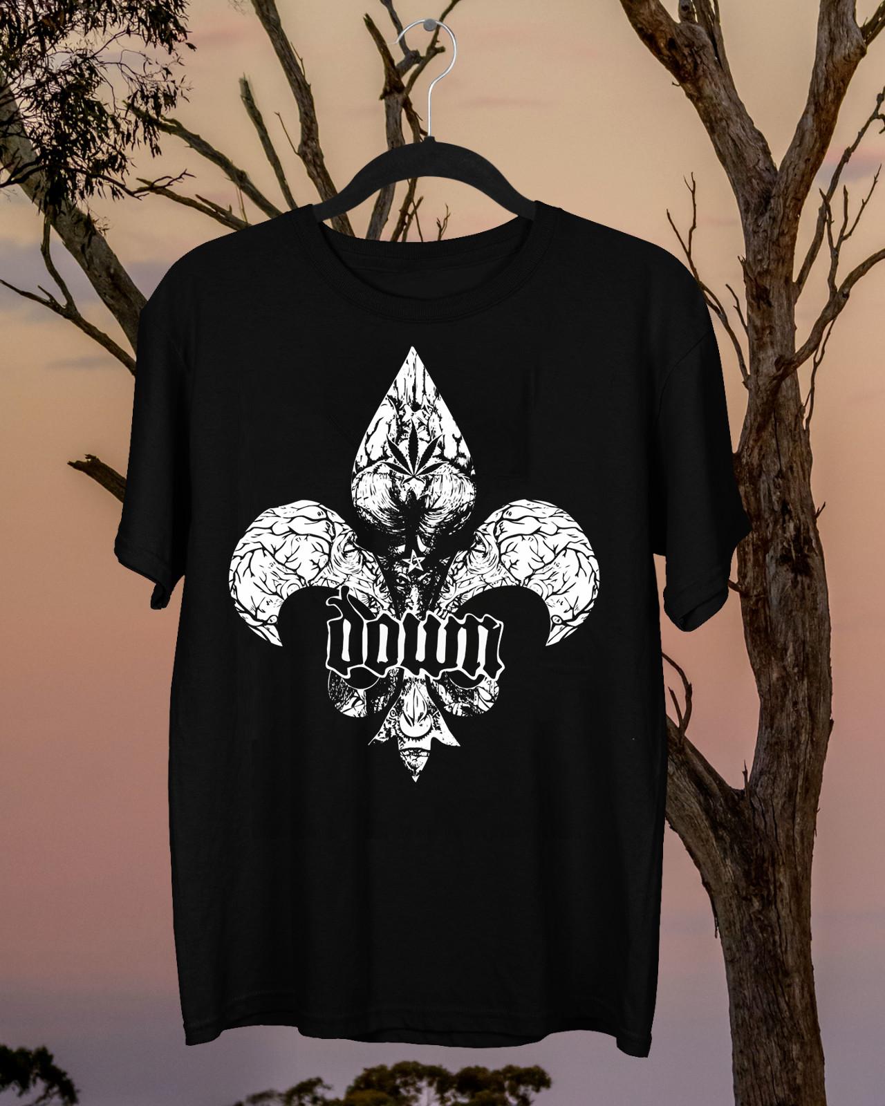 

26 Inspired Down Band Short Sleeve Cotton Black S-2345XL Unisex T-Shirt TMB111 Unisex T-Shirt L