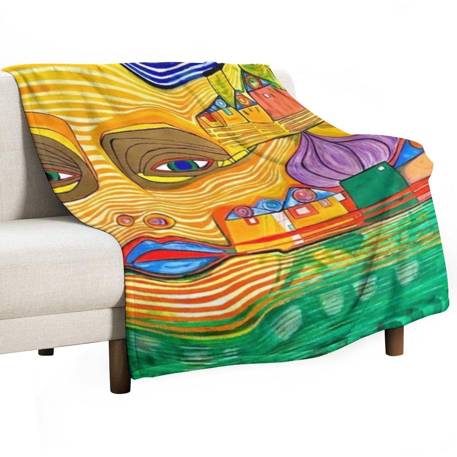 Irinaland По Балканам Плед Декоративный Плед Меховой Роскошный Дизайнерский Мода Диваны Пледы 30x40in