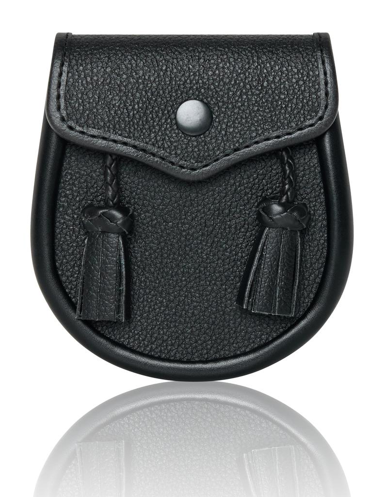 Boys Kids Sporran Scottish Children Junior Leather Wallet for Kilts Highland Dress Attire