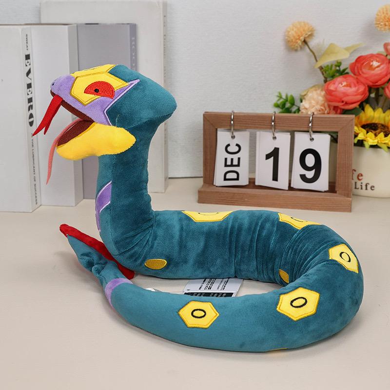 14inch/35cm New Poseable Bendable Snake Plush Toy - Year of the Snake Stuffed Animal with Flexible Wire Skeleton, Realistic Anim