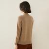 Half-turtleneck Cashmere Sweater for Women In Autumn and Winter Simple Versatile Rapper Bottoming Blouse Skin-friendly and Comfortable Sweater