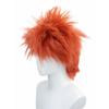 Orange Explosive Spiky Top Upward Fluffy Layered Medium Wig, Synthetic Edgy Style for Cosplay