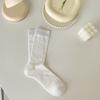 Season Thin Stacking Socks Hollow Versatile Socks Wind Sweet Medium Tube Socks
