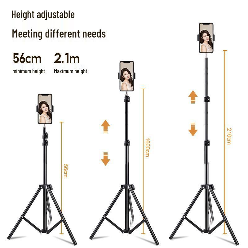 Yingwan Multifunctional Selfie Stick & Tripod with Phone Holder and Fill Light
