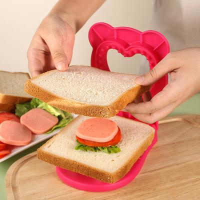 Sandwich Mold Bread Cutter Sealer Love Heart Shape Food Grade Stainless Steel DIY Pocket Bread Toast Press Cutting Tool Kitchen Gadgets