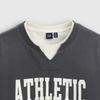 GAP Unisex Logo Print Loose Crew Neck Sweatshirt