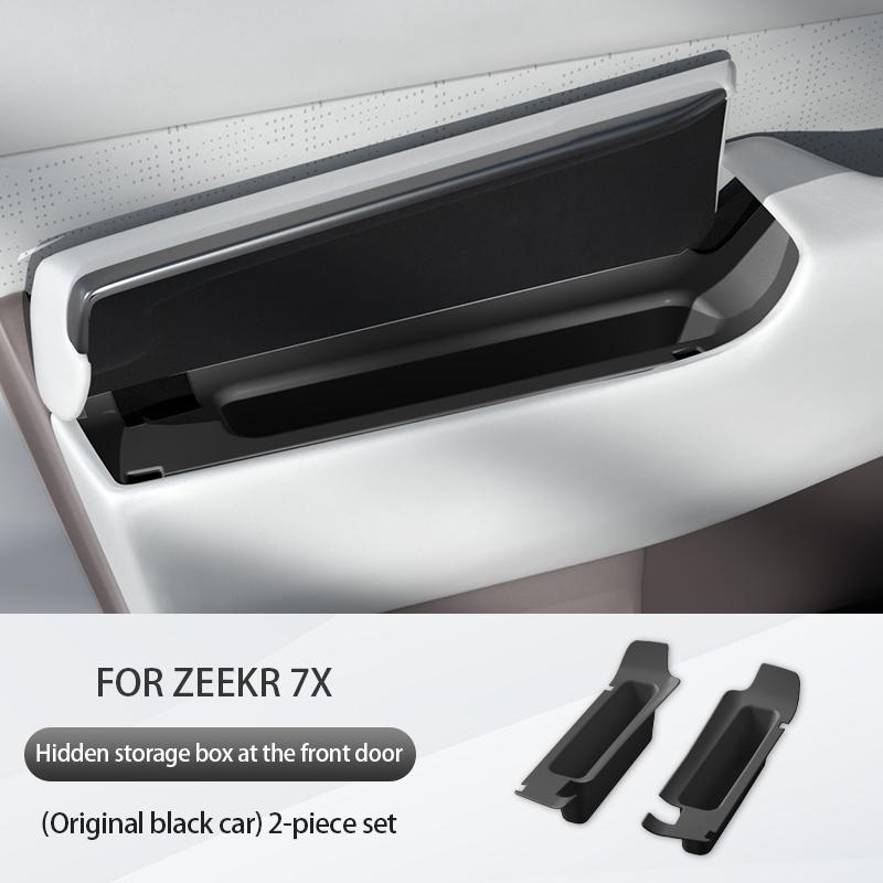 

Для ZEEKR 7X 2025 2025 Силіконовий органайзер для автомобільних дверей Захист від шуму Приховане зберігання Аксесуари для салону чорний