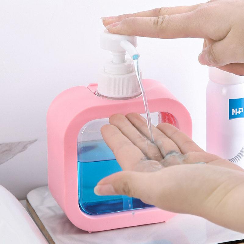 300/500ml Soap Dispenser Bathroom Kitchen Packaging Refillable Lotion Shampoo Shower Dispenser Bottle Portable Travel Bottling