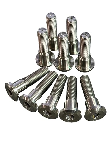 64 Titanium Titanium Disc Bolt M8 x 33 Set of 10 for Suzuki Vehicles etc.