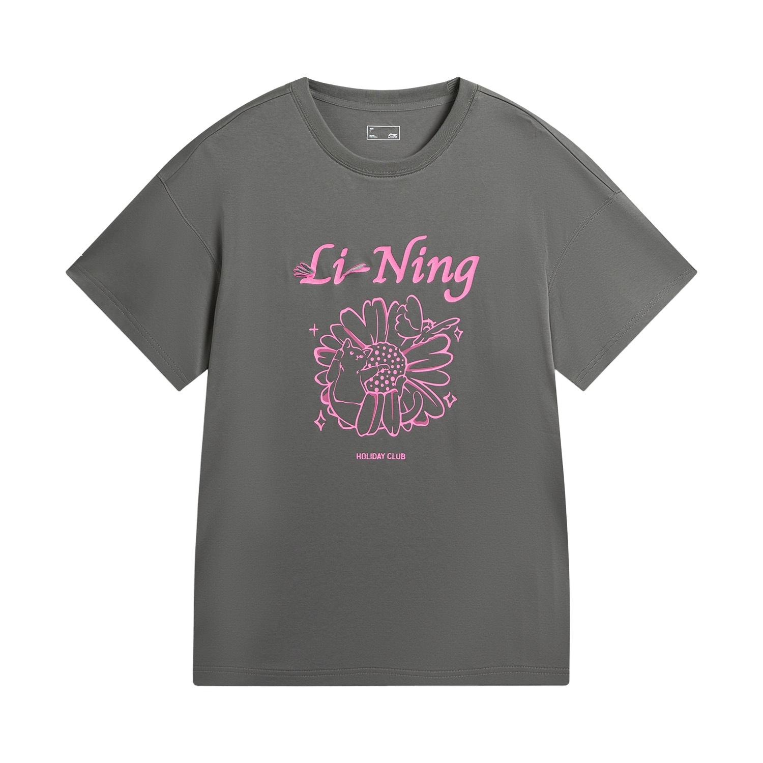 Li-Ning Quick-Dry Cool Logo T-Shirt Women tops ATSW314-2 S