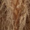 CLANE Long sleeve Cross fringe Bolero 2 beige Women Used