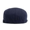 Solid Color Casual Men's Beret Summer Cotton Soft Top Sun Hat British Vintage Newsboy Hat