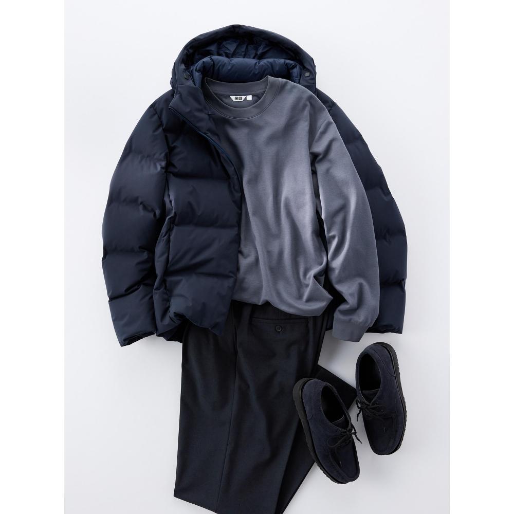 Uniqlo Airism Cotton Crewneck Tee  Long Sleeve 