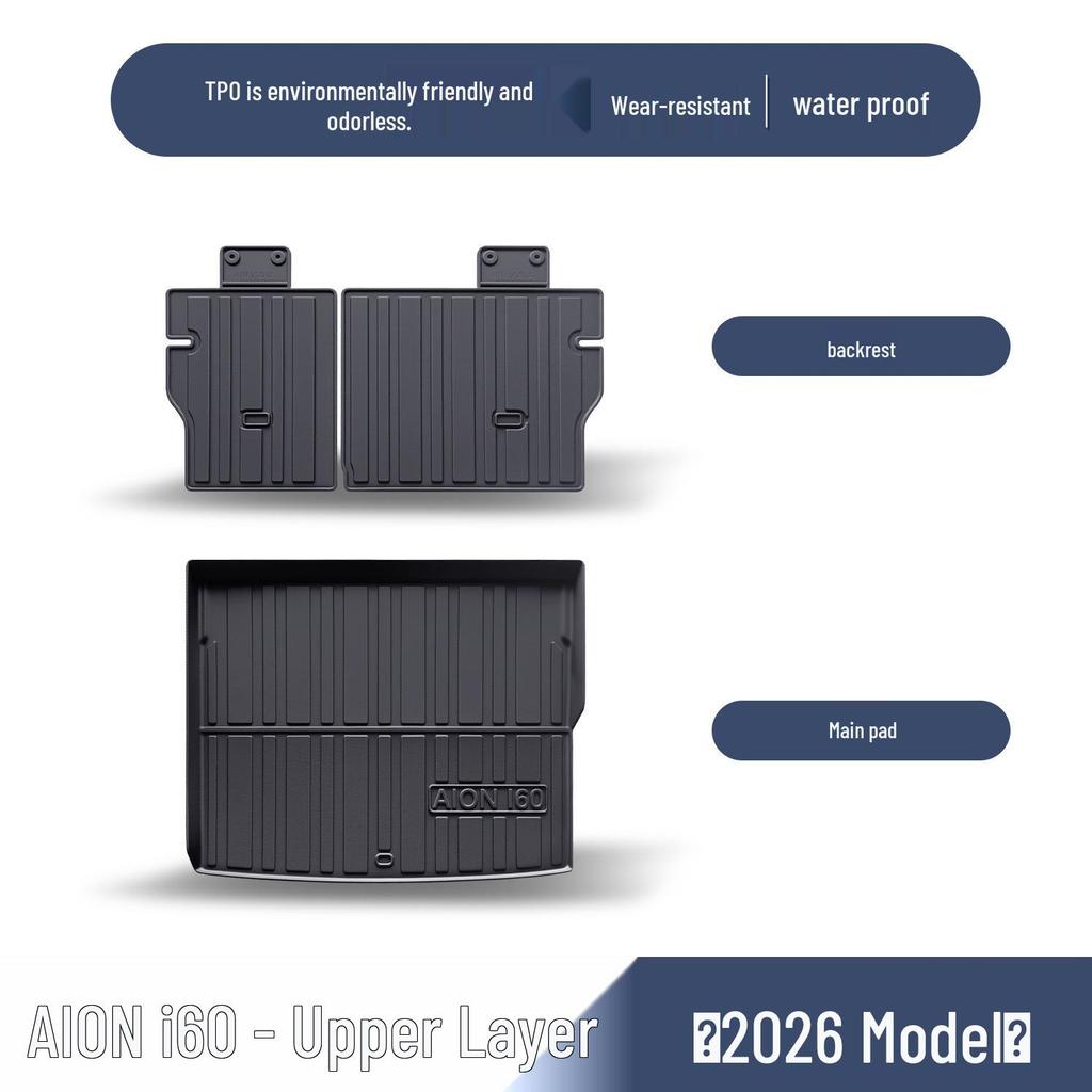 AION i60 Trunk Mat: Waterproof TPE Interior Accessory for Car Modification