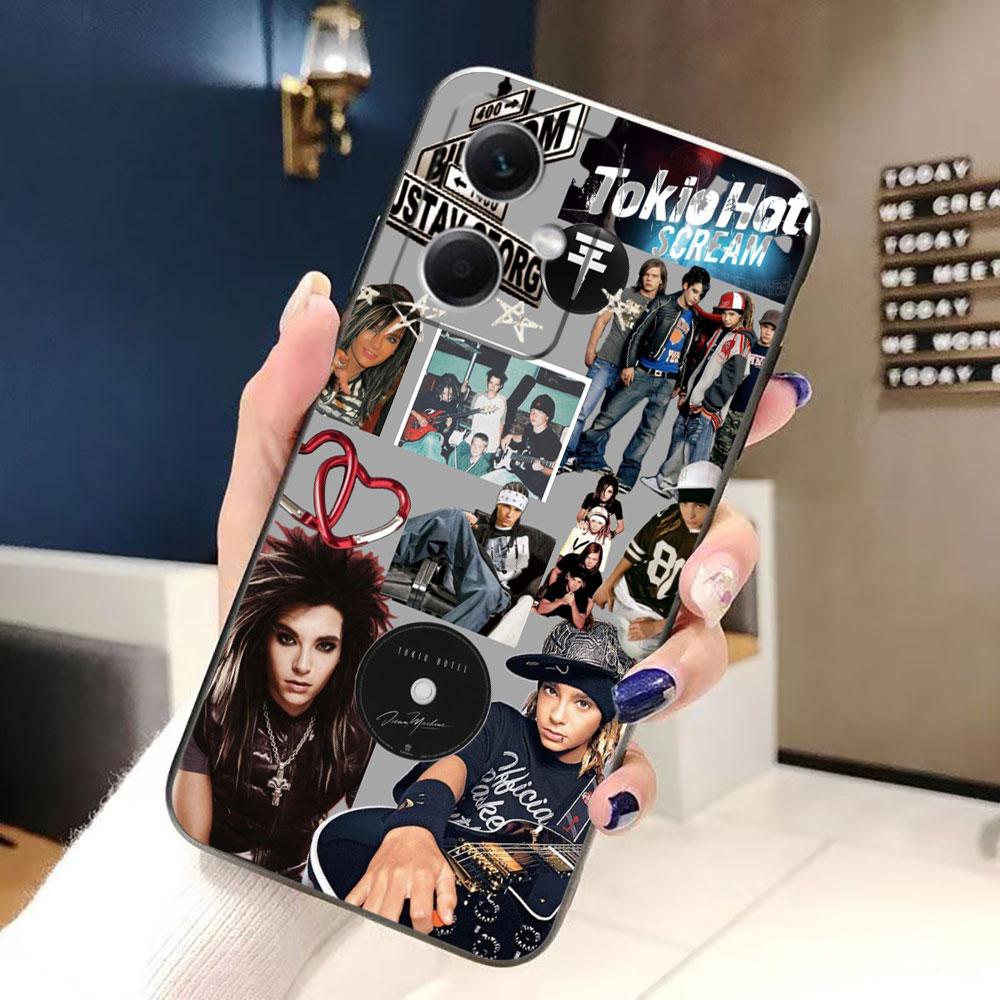 Tom Bill k-Kaulitz Tokio hotel Phone Case For Redmi Note 15 14 13 12 12S 11 11T 11S 10 9T 9 Pro Case Funda DIY Shell Capa Cover