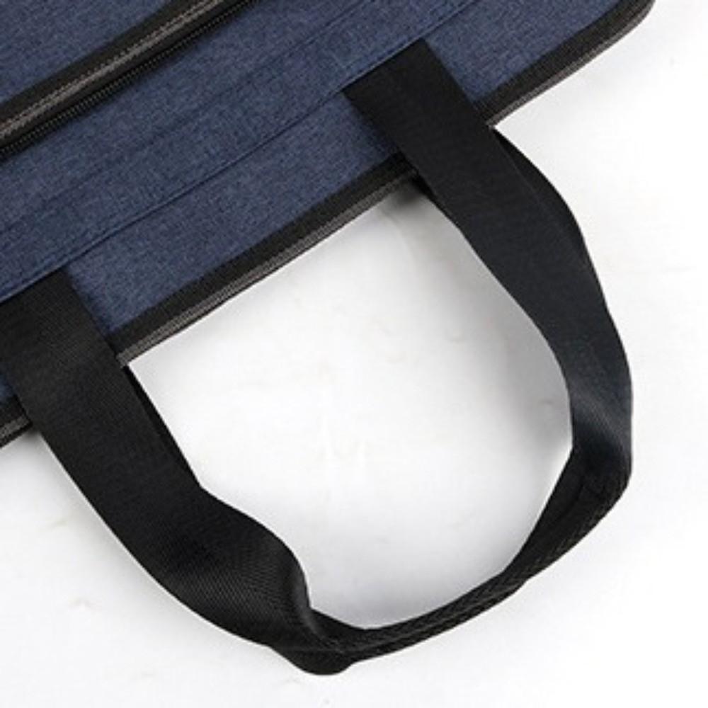 Waterproof Zippered Document Bag with Handle Students Portable Bag File Storage Handbag  Travel