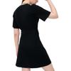 FILA Letter Print Versatile Comfortable Round Neck Short Sleeve Dress Women dresses Black T11W435303ABK