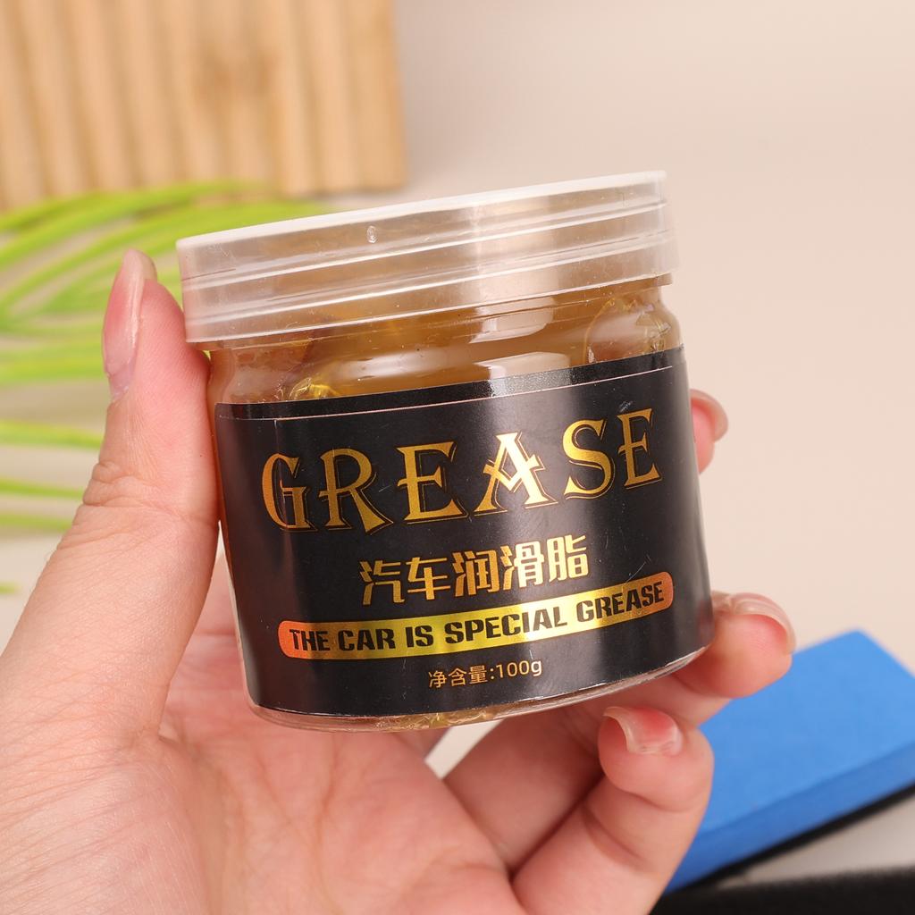 Grease Car Bearing Lubricant 100g High Low-Temperature Resistance Yellow Grease Waterproof Auto Hub Bearings Lubricating Oil