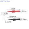 2Pcs Diagnostic Tools Multimeter Test Lead Extention Back Piercing Needle Tip Probes