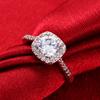 Fashion Rings For Women  Wedding Engagement Jewelry Accessory Cubic Zircon Stone Promise Finger Ring Anillos Femme