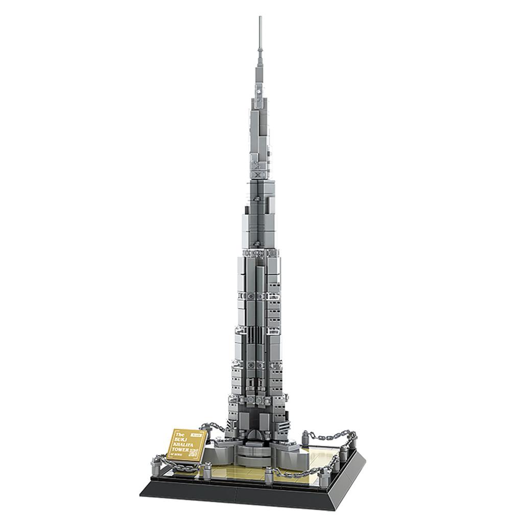 מחלקה ראשונה 4222 דרגה עליונה בורג' איכות פרימיום ח'ליפה דרגה עליונה ציון דרך ערכת בנייה פרימיום איכות בנייה לבנים הרכבה דרגה עליונה