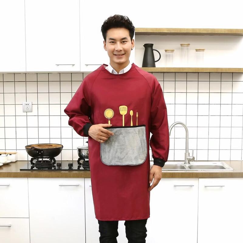 Waterproof Kitchen Apron with Hand Towel