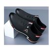 Doudou Shoes Spring Soft Sole Soft Surface Versatile Casual Shoes Breathable Flat Leather Shoes Driving Work Men's Shoes