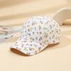 Women'S Fashionable And Versatile Floral-Patterned Floral Baseball Cap, Summer And Spring Outdoor Sun Protection Beanie Hat
