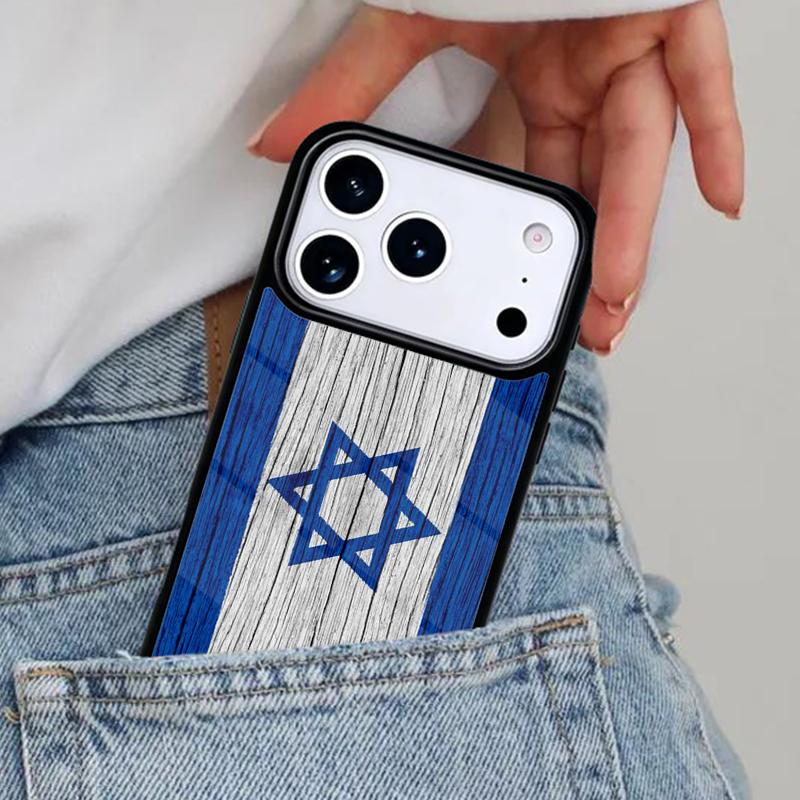 

I-srael Flag in Finger Phone Case for iPhone 16e 15 14 13 12 17 Pro Max Plus Air 17pro Cover Coque iPhone 15 Pro Max