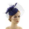 Veil Fascinator Caps Mesh Ribbons Headress Fashion Fascinator  Wedding