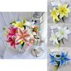 Wedding Lily 3d Printed Fake Flowers For Home Decor And Events