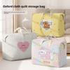 Cotton Quilt Storage Bag With Oxford Fabric For Bedroom Organization And Moving