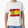 Flag Of Spain Ocean Waves Nautical Sea Sail Tshirt Made In Usaus Size S2xl