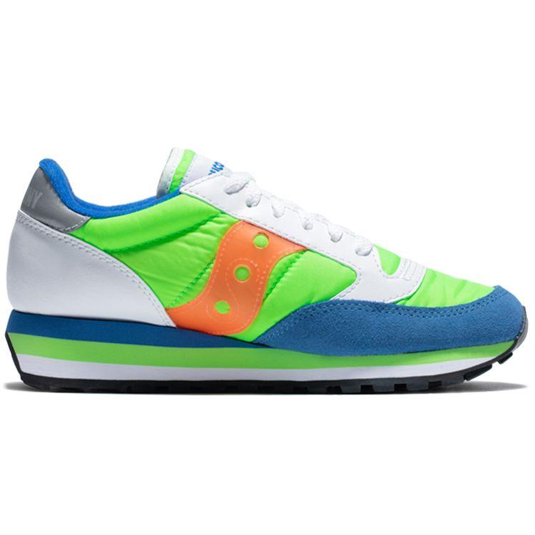Saucony Jazz Triple Mesh Non-Slip Lightweight Low-Top Running Shoes Men sneaker Green Blue S70530-4
