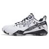 Li Ning Amortiguación Profesional Resistente a la Abrasión Soporte Rebote Zapatillas de Bádminton de Caña Baja Unisex Blanco Negro AYAR015-1