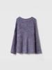 Luxury Pure Cashmere Slub Yarn Long Brushed Sweater - Loose, Thickened Knit Wool Sweater