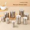 Stainless Steel Spice Shaker Jar Set (5-Pack)