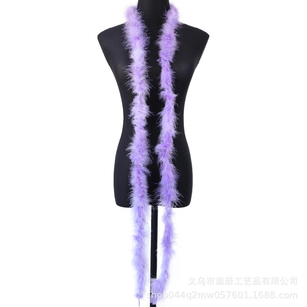 11G Flat Top Clothing Accessories Diy Material Turkey Plush Strip Scarf Crafts Accessories New