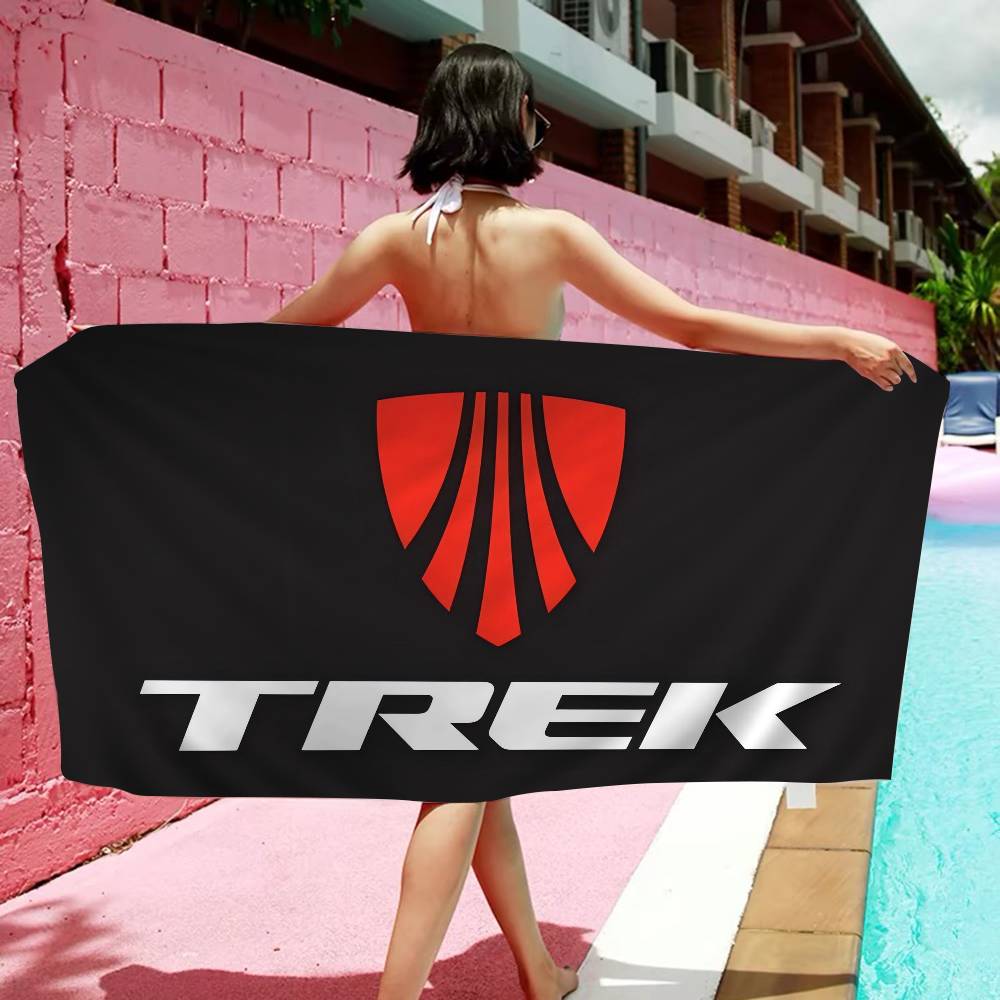 T-TREKS Bicycle Microfiber Blanket Quick Drying Beach Towels Oversized Printing Super Absorbent Pool Towel Blanket