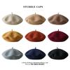 Women's Wool Beret - Retro British, Korean & Japanese Style for Autumn & Winter - Breathable, Trendy, and Lightweight Hat