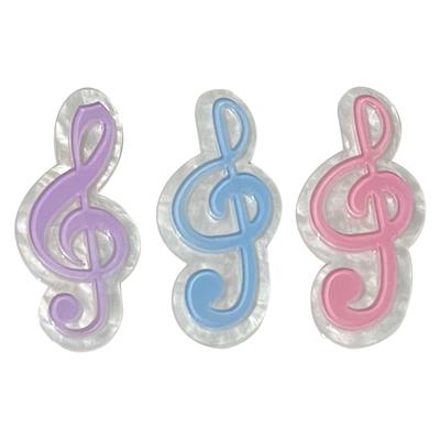 Fashion MusicNote Hairpin Lovely Hair Clip for Teens Y2K Cool Girls Hairclip
