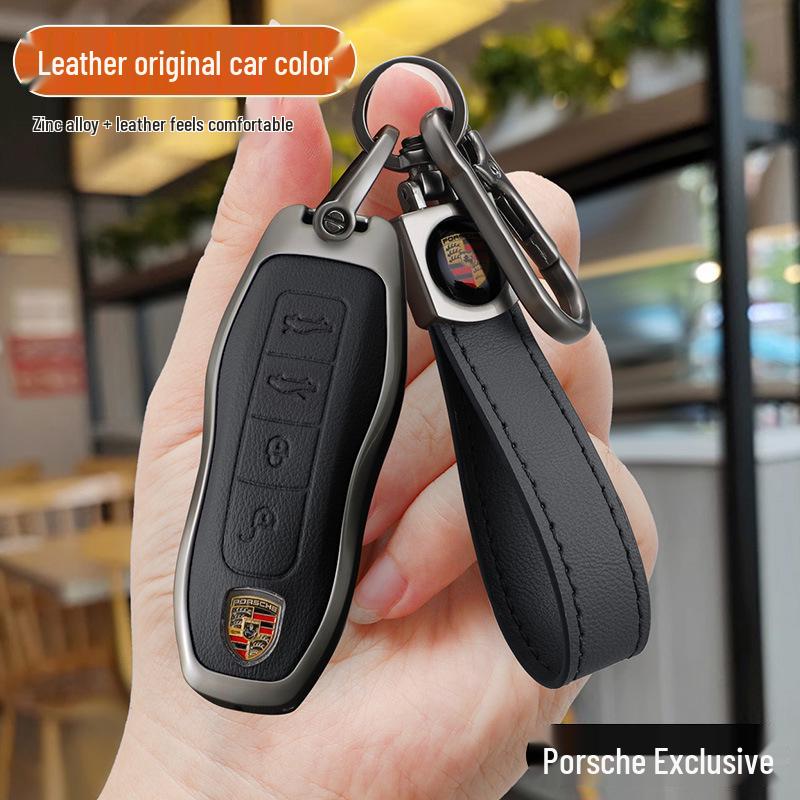Porsche Key Case for New Macan, Cayenne, Panamera, 911, Maca, 718